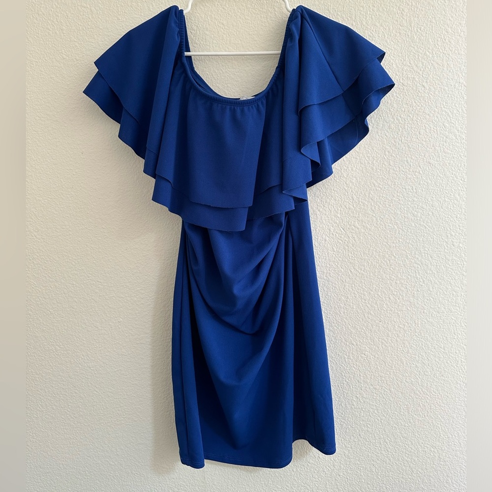 Blue Maternity dress